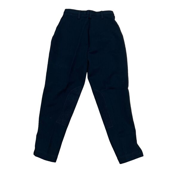 State Line Tack Women's Riding Breeches Equestrian Solid Black Size 6 - Picture 5 of 8